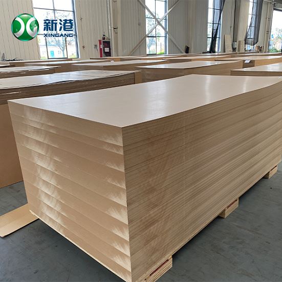 12mm 15mm 18mm 1220x2440mm MDF melaminat alb MDF simplu pentru mobilă și dulap de bucătărie