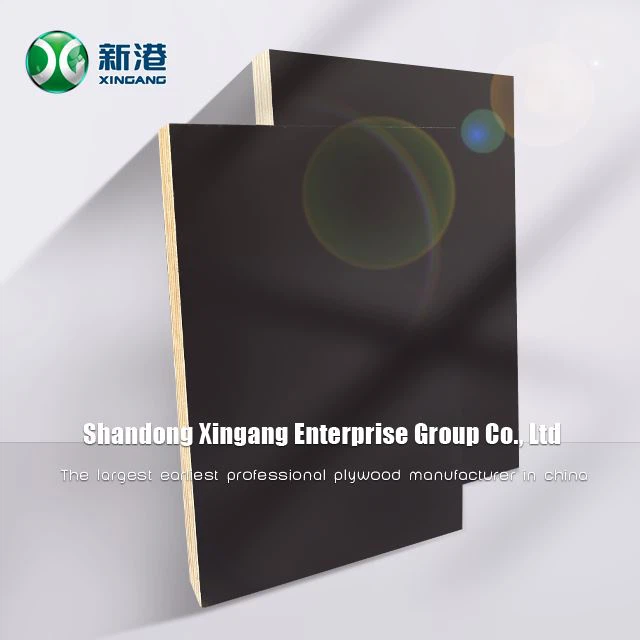 High Quality 18mm Laminated Plywood Black Film Faced Plywood